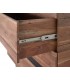 COMODA 3 CAJONES MADERA ACACIA Y MARMOL MDMHOGAR