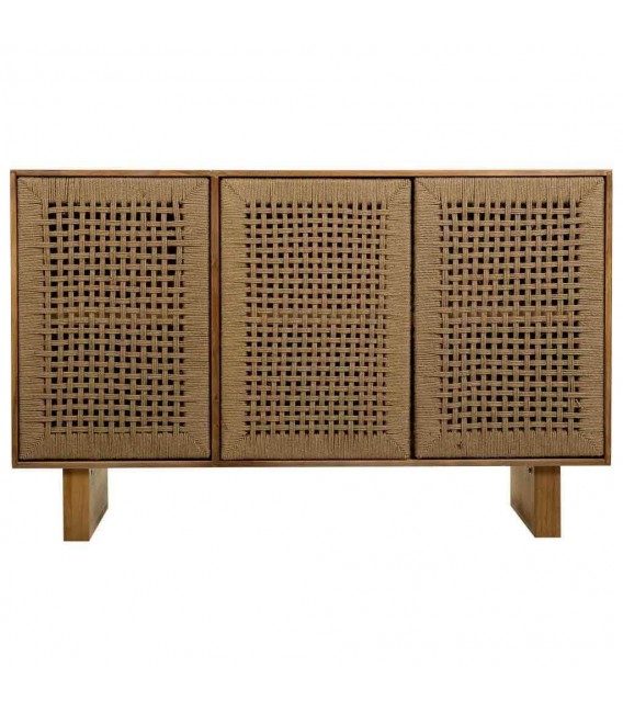 APARADOR MADERA Y CUERDA DE YUTE MDMHOGAR