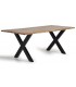 MESA DE COMEDOR MADERA DE ACACIA Y METAL MDMHOGAR