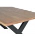 MESA DE COMEDOR MADERA DE ACACIA Y METAL MDMHOGAR