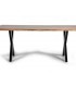 MESA DE COMEDOR MADERA DE ACACIA Y METAL MDMHOGAR