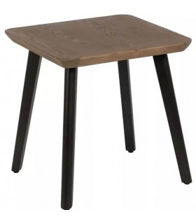 MESITA AUXILIAR MADERA DE ABETO Y METAL MDMHOGAR