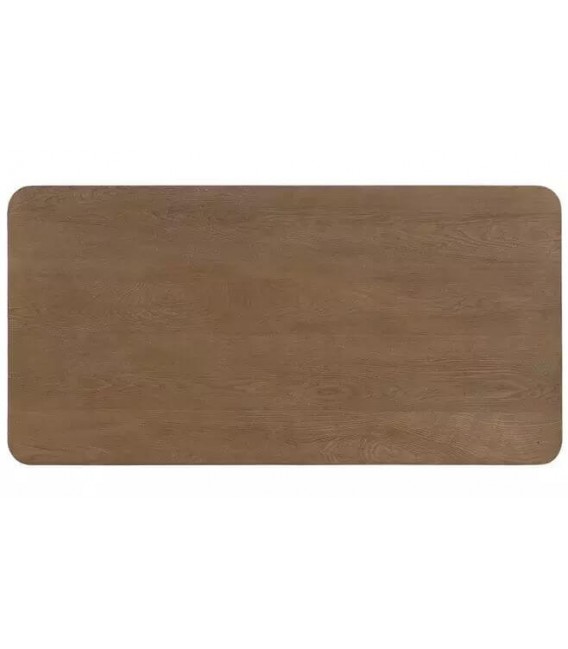 MESA DE CENTRO MADERA NATURAL METAL NEGRO MDMHOGAR
