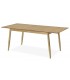 MESA DE COMEDOR EXTENSIBLE MADERA ROBLE NATURAL MDMHOGAR