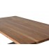 MESA DE COMEDOR RECTANGULAR GRANDE MADERA ACACIA Y METAL MDMHOGAR