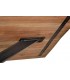 MESA DE COMEDOR RECTANGULAR GRANDE MADERA ACACIA Y METAL MDMHOGAR