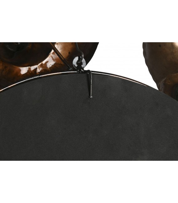 ESPEJO CONCHAS METAL ACABADO PLATA VIEJA MDMHOGAR