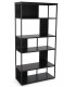 ESTANTERIA LIBRERIA IRREGULAR METAL NEGRO MDMHOGAR