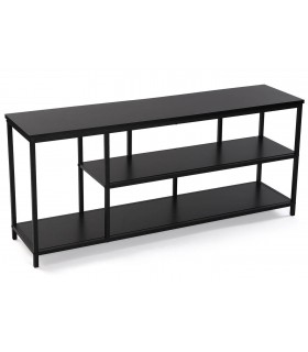MUEBLE DE TV PEQUEÑO METAL NEGRO MDMHOGAR
