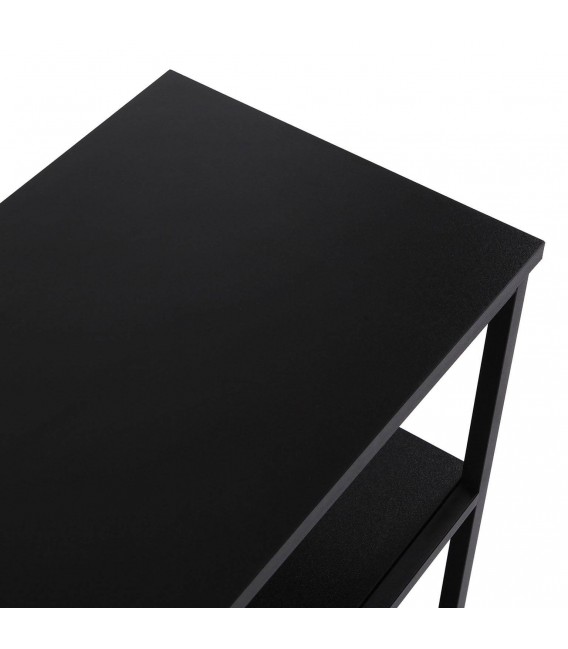 MUEBLE DE TV PEQUEÑO METAL NEGRO MDMHOGAR