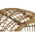 CAMA MASCOTA 58 Ø X 60 TOBY RATAN NATURAL TELA BLANCA
