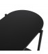 CONSOLA 90 X 40 X 70 GANTA METAL Y MADERA MDF NEGRO