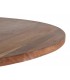 MESA DE COMEDOR REDONDA 120 MADERA DE ACACIA Y METAL