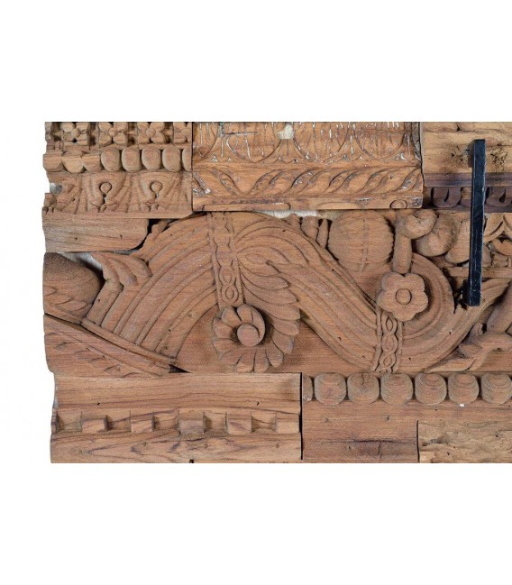 ARMARIO ALACENA MADERA MANGO RECICLADA TALLADA NATURAL