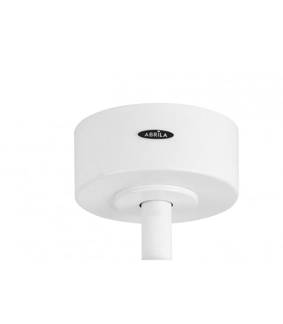 VENTILADOR SILENCIOSO LUZ LED INTEGRADA METAL BLACO ABS BLANCO