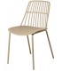 SILLA 46 X 66 RAMPLIO METAL Y POLIPROPILENO COLOR BEIGE