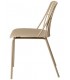 SILLA 46 X 66 RAMPLIO METAL Y POLIPROPILENO COLOR BEIGE