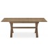 MESA DE COMEDOR RECTANGULAR EXTENSIBLE MADERA NOGAL MDMHOGAR