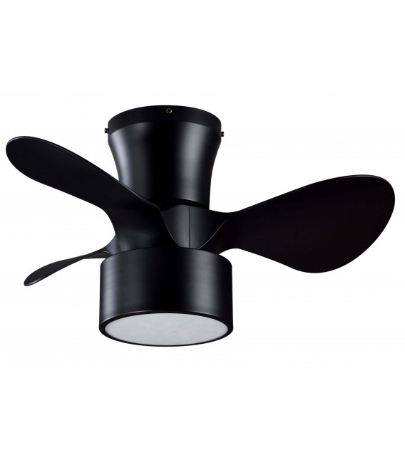 VENTILADOR SILENCIOSO PEQUEÑO METAL NEGRO ABS NEGRO