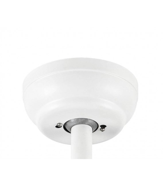 VENTILADOR SILENCIOSO LED INTEGRADO METAL BLANCO ABS BLANCO