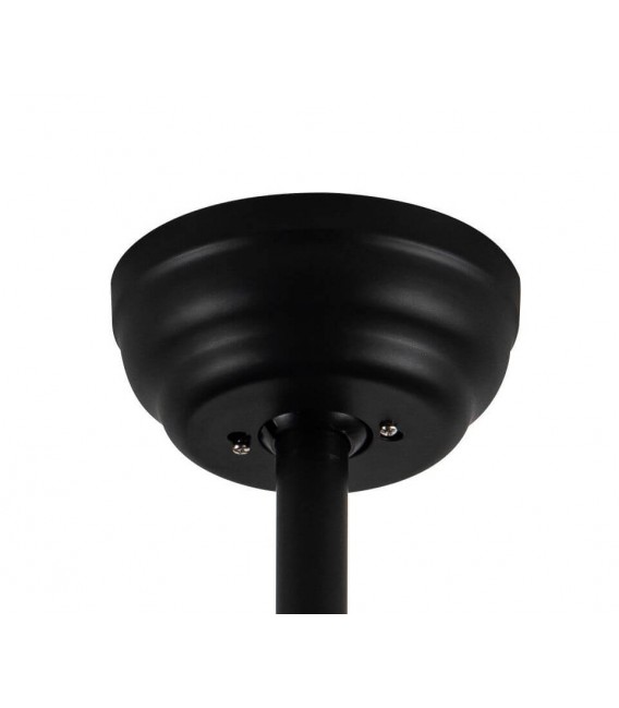 VENTILADOR SILENCIOSO LED INTEGRADO METAL NEGRO ABS  NEGRO