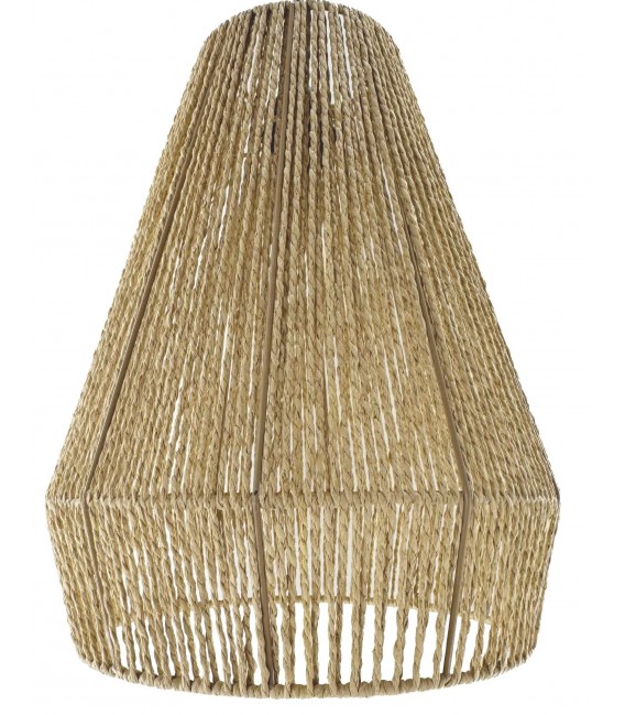 LAMPARA DE TECHO 34 Ø X 140 PANLA CUERDA NATURAL
