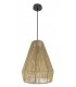 LAMPARA DE TECHO 34 Ø X 140 PANLA CUERDA NATURAL