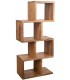 ESTANTERIA LIBRERIA IRREGULAR PEQUEÑA MADERA DE MANGO NATURAL