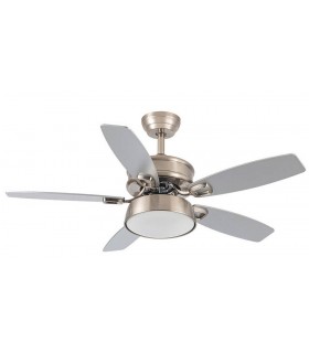 VENTILADOR SILENCIOSO REVERSIBLE METAL CROMADO ABS NIQUEL Y HAYA