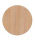MESA DE COMEDOR REDONDA PEQUEÑA MADERA ROBLE NATURAL