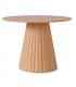 MESA DE COMEDOR REDONDA PEQUEÑA MADERA ROBLE NATURAL