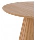 MESA DE COMEDOR REDONDA PEQUEÑA MADERA ROBLE NATURAL