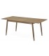 MESA DE COMEDOR EXTENSIBLE MADERA ACABADO NOGAL MDMHOGAR