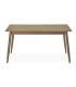 MESA DE COMEDOR EXTENSIBLE MADERA ACABADO NOGAL MDMHOGAR