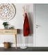 PERCHERO DE PIE ESTILO NORDICO METAL BLANCO MADERA NATURAL