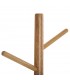 PERCHERO DE PIE ESTILO NORDICO METAL BLANCO MADERA NATURAL