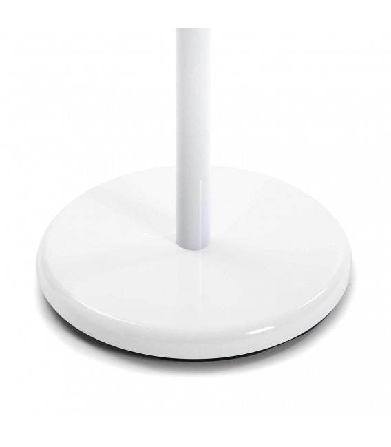 PERCHERO DE PIE ESTILO NORDICO METAL BLANCO MADERA NATURAL