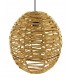 LAMPARA DE TECHO SEMI ESFERICA CUERDA NATURAL MDMHOGAR