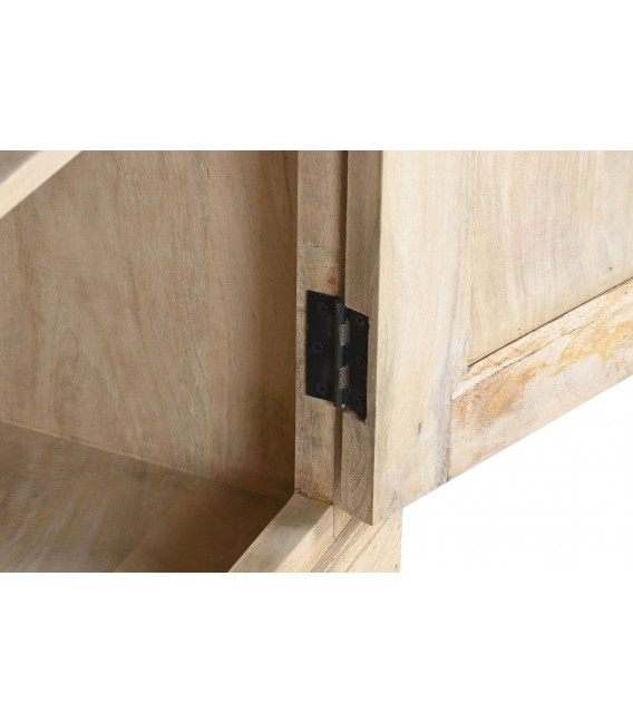 VITRINA 122 X 43 X 230 MIRLES MADERA DE MANGO NATURAL