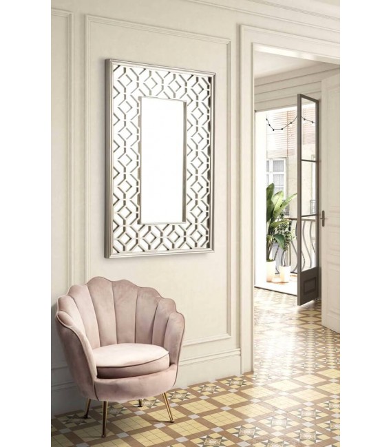 BUTACA ESTILO ART DECO TELA BEIGE METAL DORADO MDMHOGAR