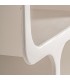 ESTANTERIA MADERA ACABADO BLANCO EFECTO YESO MDMHOGAR