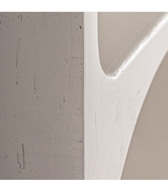 ESTANTERIA MADERA ACABADO BLANCO EFECTO YESO MDMHOGAR