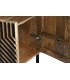 APARADOR GRANDE ESTILO ART DECO MADERA DE MANGO NATURAL Y NEGRO