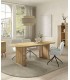 SILLON COMEDOR COMODO R TAPIZADO BOUCLE BLANCO METAL NEGRO
