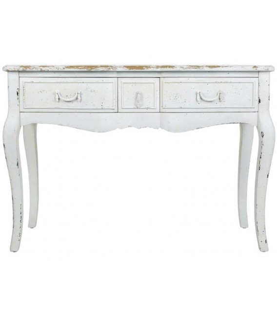 MESA ESCRITORIO 115 X 50 X 80 LACEO MADERA BLANCO ROZADO