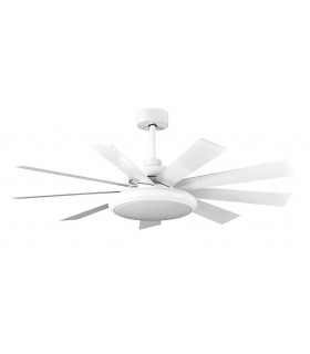 VENTILADOR TECHO SILENCIOSO ASPAS REVERSIBLES MADERA HAYA Y BLANCO