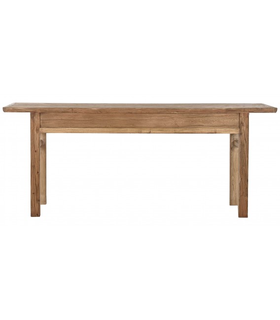 CONSOLA DE ENTRADA MUY GRANDE MADERA OLMO NATURAL