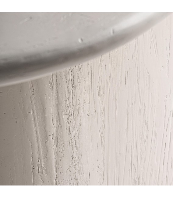 MESA DE CENTRO RECTANGULAR MADERA EFECTO YESO