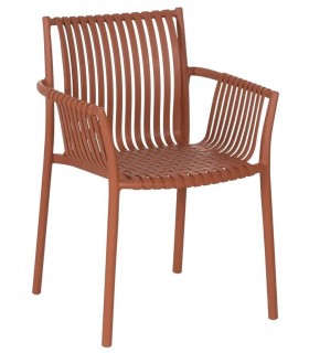 SILLON DE COMEDOR COMODO APILABLE EXTERIOR POLIPROPILENO CALDERO