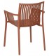 SILLON DE COMEDOR COMODO APILABLE EXTERIOR POLIPROPILENO CALDERO